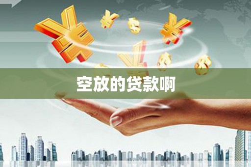 金安空放的贷款啊